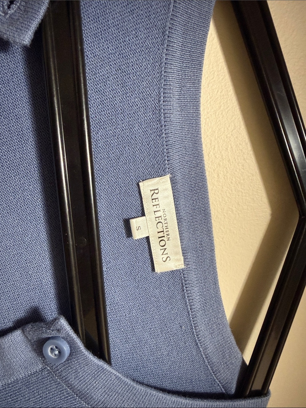 Northern Reflections Soft Blue Button-Front Cardigan Jacket - Picture 2 of 4